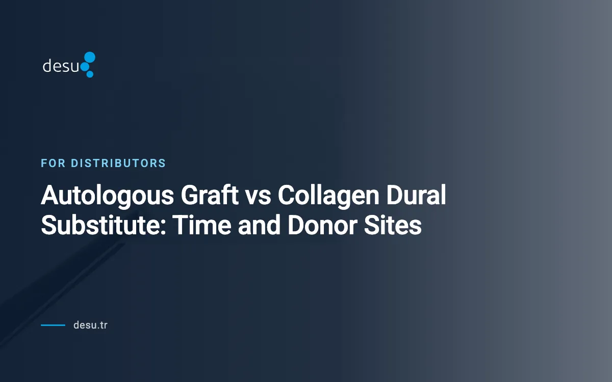 Autologous Graft vs Collagen Dural Substitute: Time and Donor Sites