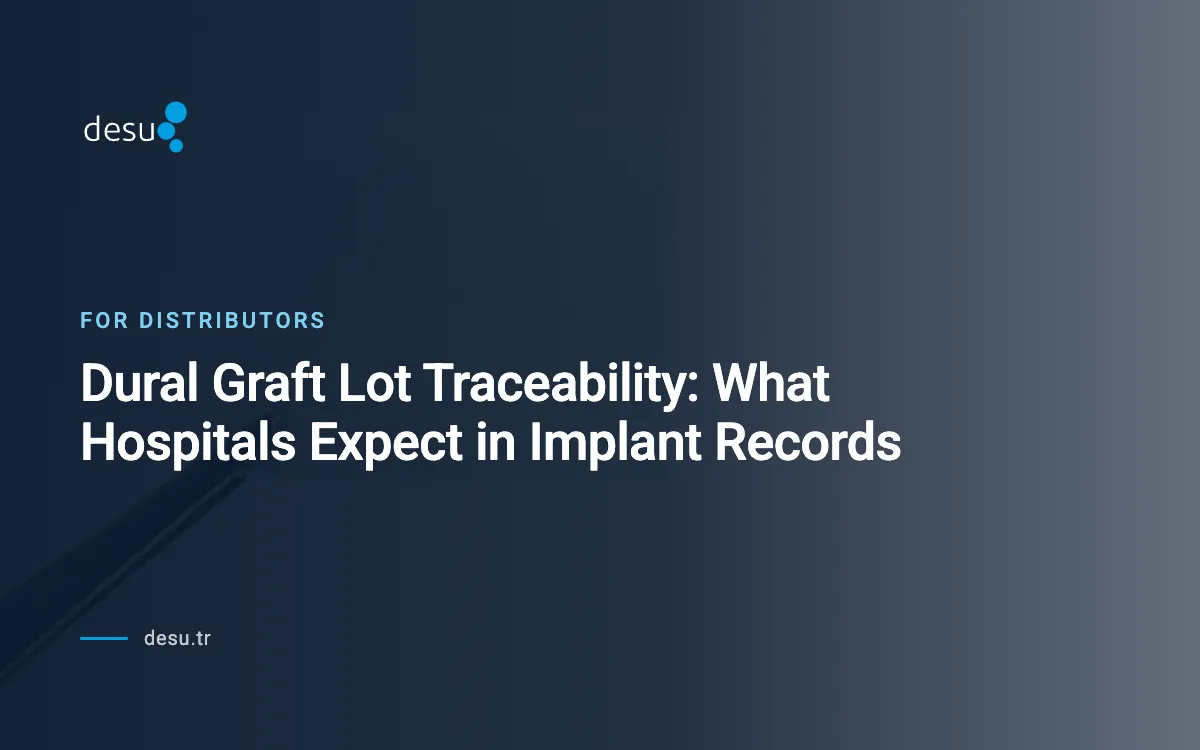 Dural Graft Lot Traceability: What Hospitals Expect in Implant Records