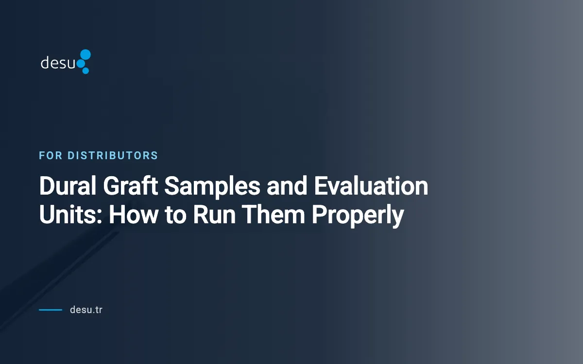 Dural Graft Samples and Evaluation Units: How to Run Them Properly