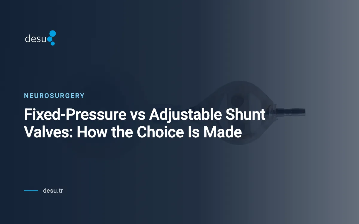 Fixed-Pressure vs Adjustable Shunt Valves: How the Choice Is Made