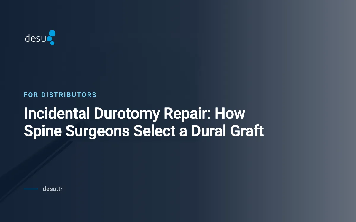 Incidental Durotomy Repair: How Spine Surgeons Select a Dural Graft