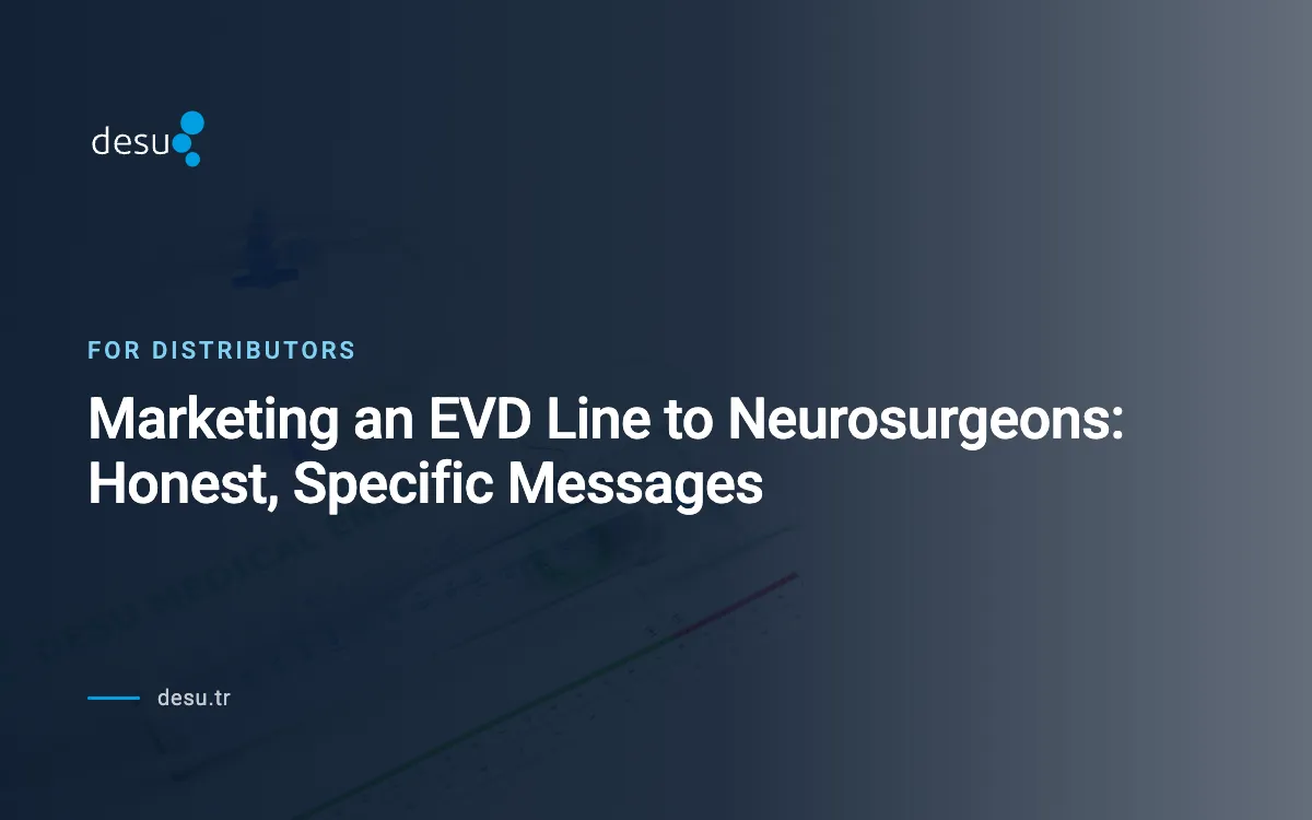 Marketing an EVD Line to Neurosurgeons: Honest, Specific Messages