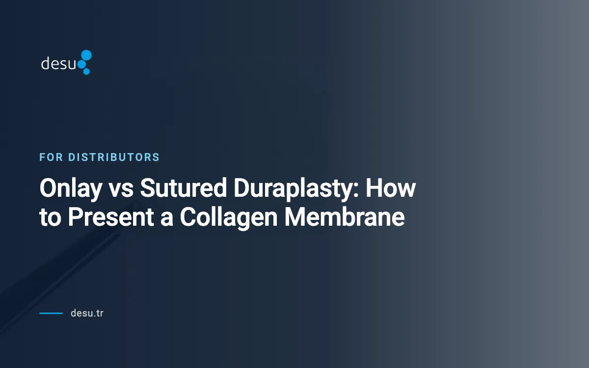 Onlay vs Sutured Duraplasty: How to Present a Collagen Membrane