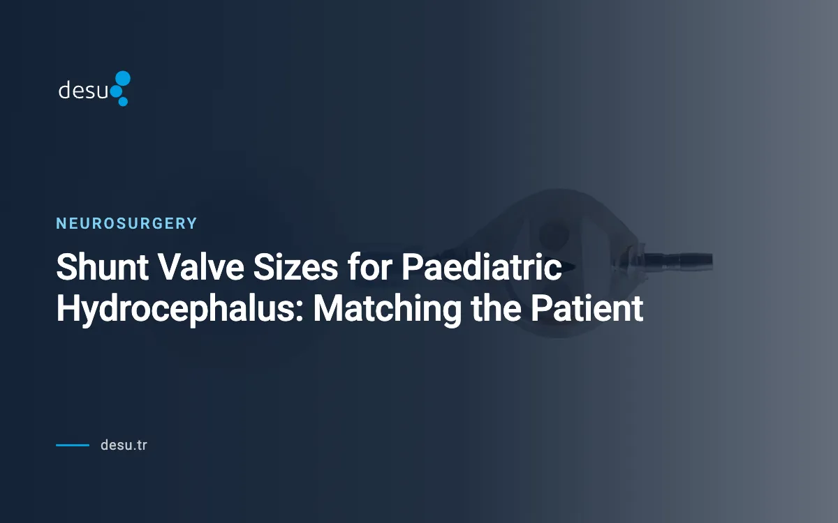 Shunt Valve Sizes for Paediatric Hydrocephalus: Matching the Patient
