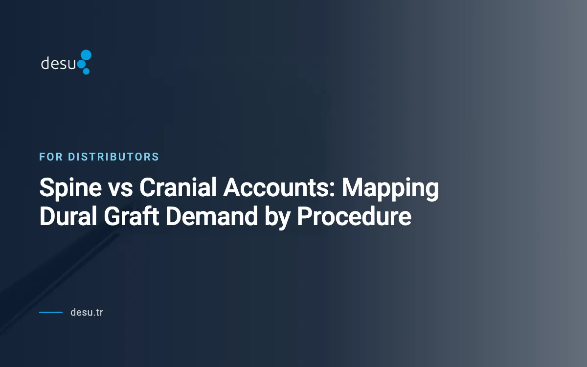 Spine vs Cranial Accounts: Mapping Dural Graft Demand by Procedure