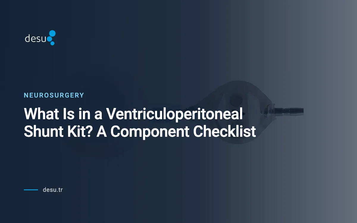 What Is in a Ventriculoperitoneal Shunt Kit? A Component Checklist