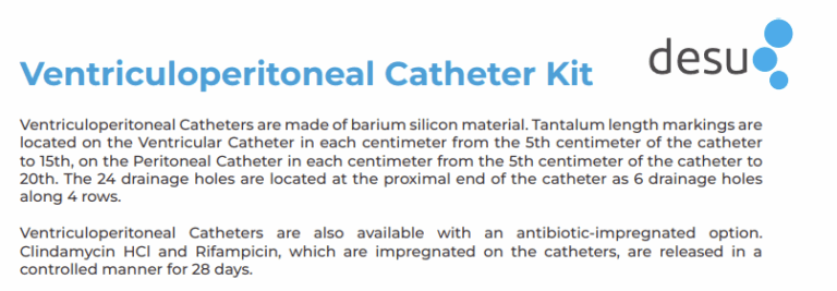 Ventricular Catheter Kit