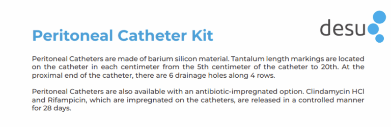 Peritoneal Catheter Kit