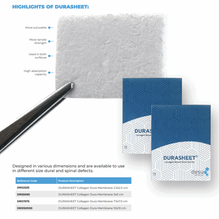 dural repair – DURASHEET Collagen Dura Membrane