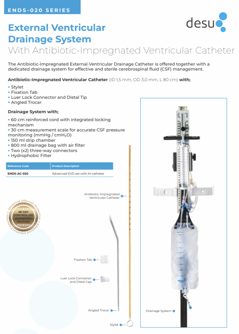 External ventricular drainage – EVD-020 Series